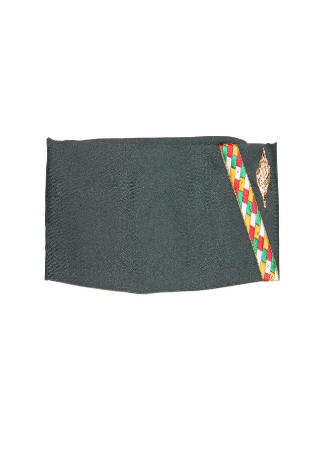 Yanwenx Uttarakhand Pahadi Topi/Cap,Brahmakamal Uttarakhand Topi, Himachali Cap (Green Cotton) - Image 4